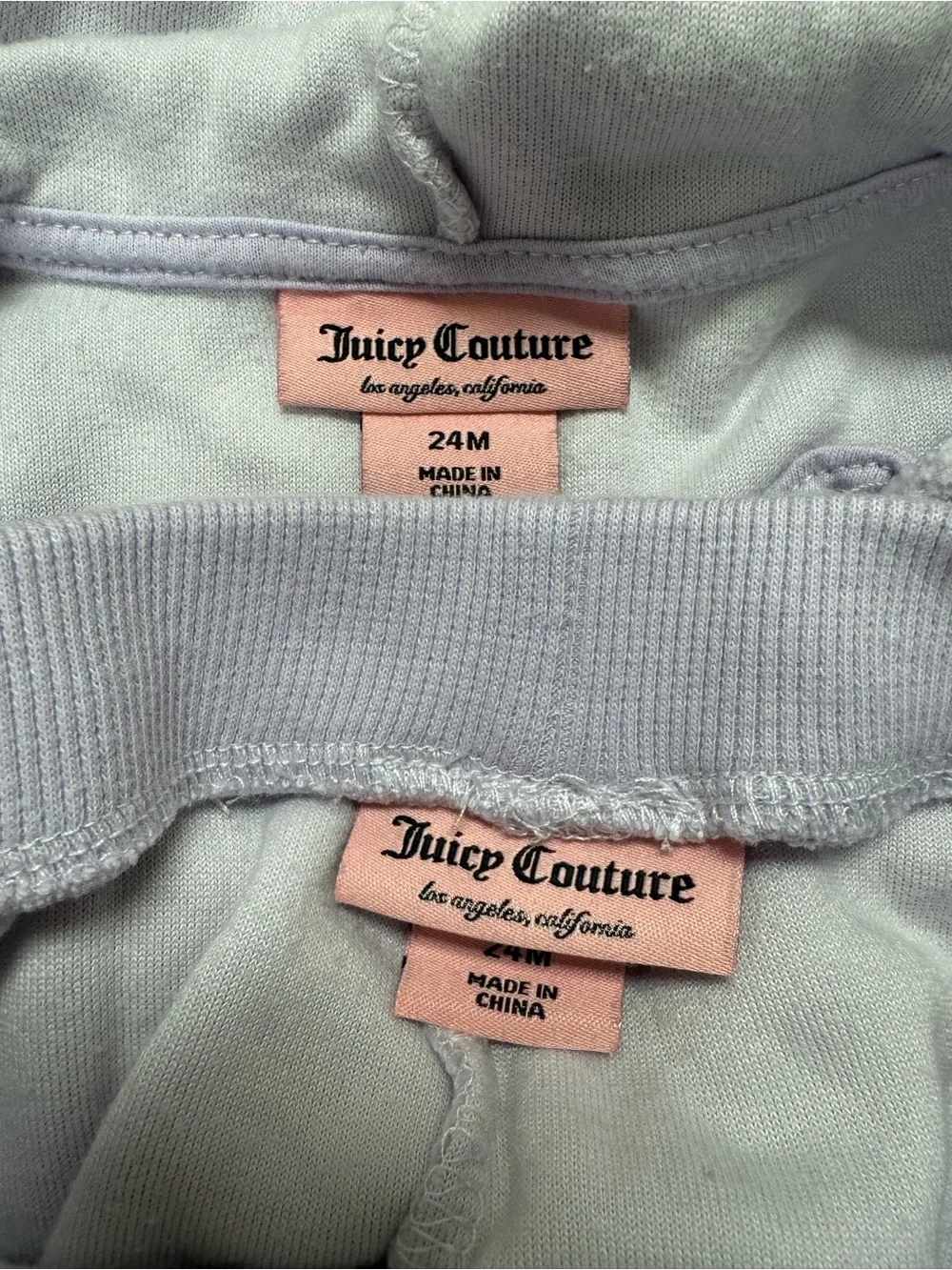 Juicy Couture Lilac Girls Plush Hoodie & Jogger Set 24M